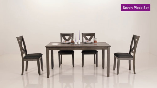 Seven piece best sale dining room set